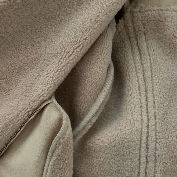 Apparis Pink Shearling Moto Jacket - Picture 3 of 5